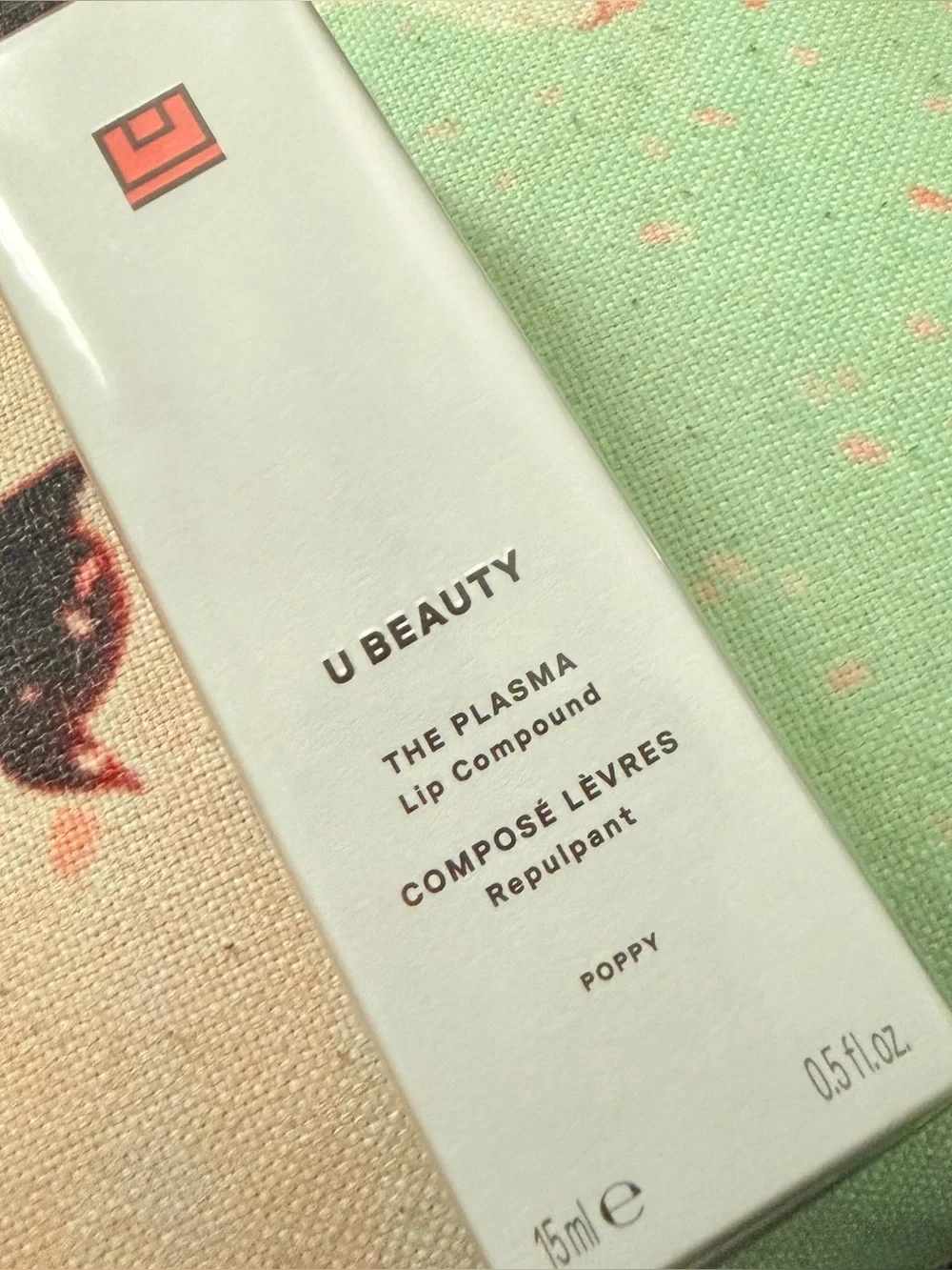 U BEAUTY‎ The Plasma Lip Compound in Poppy, 15ml Full Sized, New in Box